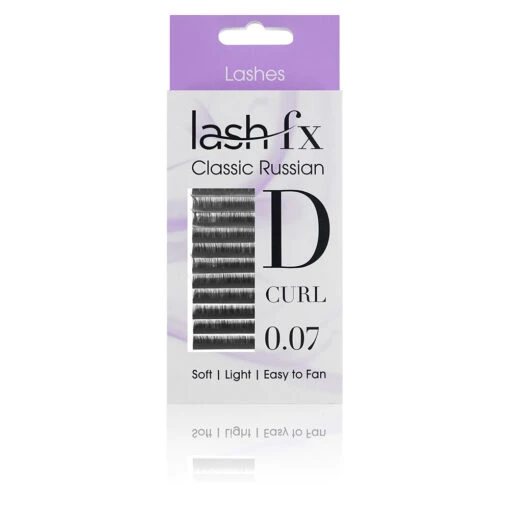 Lash FX Classic Russian Lashes D Curl 0.07 - 12mm -Wella Professionals || Redken || Matrix Sales 545811 0