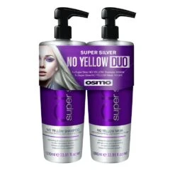 Osmo Super Silver No Yellow Shampoo & Mask Duo Pack, 2 X 1000ml