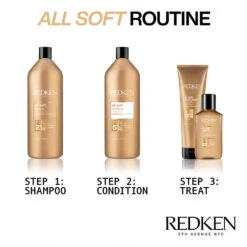 Redken All Soft Shampoo 1000ml -Wella Professionals || Redken || Matrix Sales 814265 4