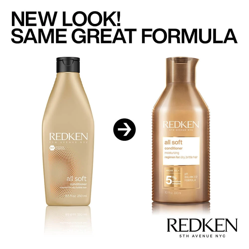 Redken All Soft Conditioner 300ml 6 Redken All Soft Conditioner 300ml - Image 6