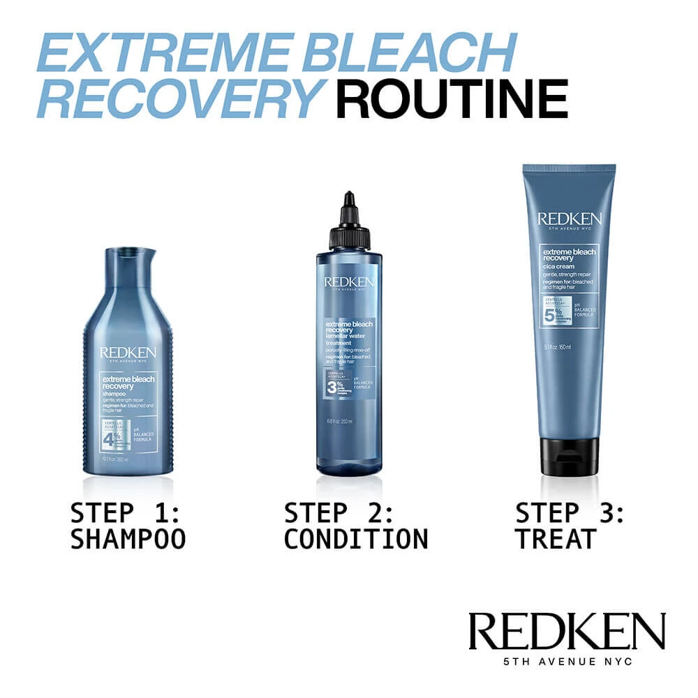 Redken Extreme Bleach Recovery Shampoo 300ml 5 Redken Extreme Bleach Recovery Shampoo 300ml - Image 5