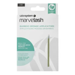 Marvelash Disposable Bamboo Sponge Applicators, Pack Of 100
