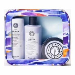 Maria Nila Sheer Silver Beauty Bag